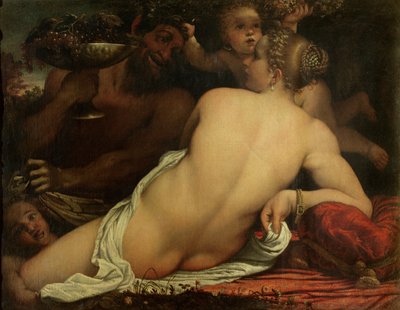 Una Bacante de Annibale Carracci